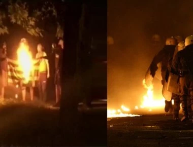 Προανάκριση για το κάψιμο ελληνικής σημαίας στα Εξάρχεια